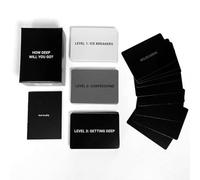 Ieron Juego de Cartas Cuán Profundo llegarás Juego de Cartas para Romper el Hielo Juego de Cartas para Conversaciones Profundas Juego de Cartas Divertido para Fiestas Familiares Noche
