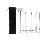 ieron Kit de acuario 5 en 1 antioxidante para plantas acuáticas Aquascaping, herramienta para acuario, tanque de peces, juegos de herramientas Aquascape
