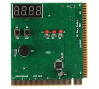 Ieron Kit de analizador de Placa Base de computadora para PC Tarjeta de diagnóstico de 4 dígitos, comprobador Post para informes de fallas PCI e ISA con función de Sonido Mano de Obra de precisión