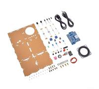 ieron Kit de producción DIY de Altavoz Bluetooth, miniamplificador Mono con Espectro, Kit de Audio con componentes electrónicos, Carcasa de acrílico, producción Creativa