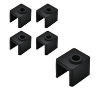 Ieron Lot de 5 chaussettes en Silicone - Protection Haute température Compatible Avec Neptune 4 et 4 Pro, extrudeuse d'imprimante 3D, Accessoires de pièces Hotend