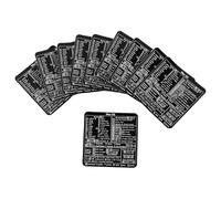 Ieron Pegatinas de Acceso Directo de Mac OS Pegatinas de Teclado de Mac para portátiles Pegatinas de Acceso Directo de MacBook compatibles con Mac Air y Pro (Negro)