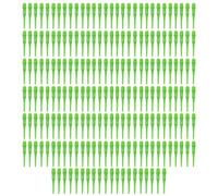 Ieron Soft Dart Tips, 100 Piezas Puntas de Dardos de Plástico con Rosca 2BA, Puntas de Repuesto para Diana Blanda, Herramienta de Dardos (Verde)