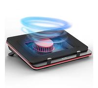 IETS GT500 Base de refrigeración para portátiles de 13"-17,3", Potente y rápida, 5000 RPM, Velocidad infinitamente Variable, Espuma de Sellado, con hub USB de 3 Puertos