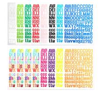 IETWATE 16 hojas de letras adhesivas, letras adhesivas de vinilo, pegatinas impermeables para niños, letras para pegar para manualidades, buzón, scrapbooking, decoración