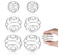 IETWATE 6 bolas de batido de proteínas de acero inoxidable 304, bola mezcladora de proteínas, bola de batido de proteínas, bola de batido de huevo, bola de batidor de alambre de acero inoxidable, para