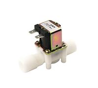 IEUMJNAT 1/2 litro; Válvula Solenoide de plástico 12V 24V 220V magnética Control Agua Interruptor Controlador presión neumático Normalmente Cerrado N/C 1 Uds(24V)