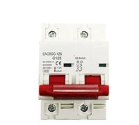 IEUMJNAT Disyuntor 1pc DC1000V Solar Mini Protector de sobrecarga Interruptor 8 0a 100a 125a 2p Sistema fotovoltaico(100a)