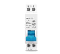 IEUMJNAT Disyuntor Tpn 1p + n Mini disyuntores MCB 6A 10A 16A 20A 25A 32A Montaje en riel DIN Interruptores de Aire domésticos Miniatura(6 Years)
