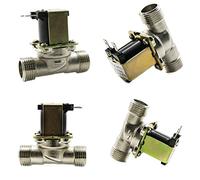 IEUMJNAT G1/2#39; #39; Válvula Solenoide eléctrica de latón N/C 12v 24v 220v G3/4 ''Interruptor Flujo Entrada Aire Agua for válvula Calentador Solar 1 Uds(12V,0.75 Inch)