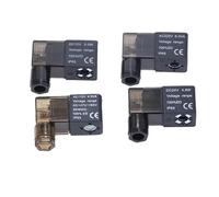IEUMJNAT Pieza eléctrica AC 220V 6.0VA 50/60Hz Bobina de válvula solenoide neumática 4V210 DC 12V/24V 24V/36V/110V/220V/380V(AC110V)