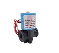 IEUMJNAT SLC-1 dispensador de Agua plástico 2 vías Mini válvula solenoide 1/8 Pulgadas BSP 12V 24V Cierre Normal for máquina purificadora 1 Uds(AC220V)