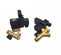 IEUMJNAT Válvula desagüe electrónica 1/2, Filtro de compresor Aire, Tanque Almacenamiento seco, Enfriador Drenaje, válvula magnética electromecánica Seca, 220v, 1 Uds(Split Body Type)