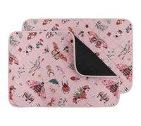 IEUUMLER 2PCS Empapadores para Perros Reutilizables, Entrenamiento Lavables para Cachorros, súper absorbentes,Alfombras Reutilizables para Gatos, Conejos EU014