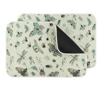 IEUUMLER 2PCS Empapadores para Perros Reutilizables, Entrenamiento Lavables para Cachorros, súper absorbentes,Alfombras Reutilizables para Gatos, Conejos EU014