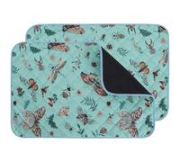 IEUUMLER 2PCS Empapadores para Perros Reutilizables, Entrenamiento Lavables para Cachorros, súper absorbentes,Alfombras Reutilizables para Gatos, Conejos EU014