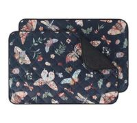 IEUUMLER 2PCS Empapadores para Perros Reutilizables, Entrenamiento Lavables para Cachorros, súper absorbentes,Alfombras Reutilizables para Gatos, Conejos EU014