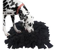 IEUUMLER Snuffle Mat para Perros Estera de alimentación Estera de Entrenamiento Manta para la Nariz Juguete de Juego IE075 (45x45cm, Black)