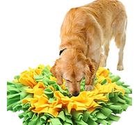 IEUUMLER Snuffle Mat para Perros Estera de alimentación Estera de Entrenamiento Manta para la Nariz Juguete de Juego IE075 (45x45cm, Yellow & Green)