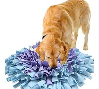 IEUUMLER Snuffle Mat para Perros Estera de alimentación Estera de Entrenamiento Manta para la Nariz Juguete de Juego IE075 (45x45cm, Blue & Purple)