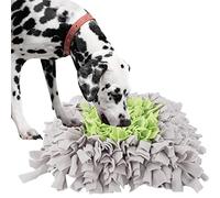 IEUUMLER Snuffle Mat para Perros Estera de alimentación Estera de Entrenamiento Manta para la Nariz Juguete de Juego IE075 (45x45cm, Blue & White)