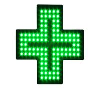 IEVEDIVB Señal De Cruz Médica LED, Señal De Dispensario LED De Cruz Médica con Cadena Colgante De Acero Inoxidable, 3 Modos De Trabajo Ajustables, Ahorro De Energía, para Farmacia, Tienda, Tienda