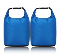 Iewroyt Bolsa Impermeable 2pcs 20l Bolso seco portátil Poliéster seco Impermeable para Kayak para IR de Senderismo de Senderismo, Azul