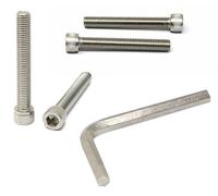 iexcell Juego de 4 tornillos de cabeza hexagonal M12 x 85 mm, paso de rosca de 1,75 mm, acero inoxidable 304