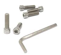 iexcell Juego de 5 tornillos de cabeza hexagonal de acero inoxidable 304 de 1/2-13 x 1-3/4 pulgadas