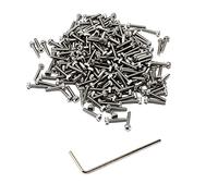 iExcell Juego de tornillos de cabeza hexagonal M2 x 10 mm, acero inoxidable 304, 100 unidades