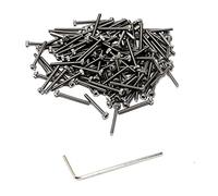 iExcell Juego de tornillos de cabeza hexagonal M2 x 18 mm, acero inoxidable 304, 100 unidades