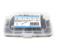 iExcell Kit de 100 tornillos M3 x 30 mm/35 mm/40 mm/45 mm/50 mm cabeza hexagonal interna, acero inoxidable 304