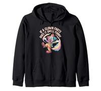 If A Clown Farts Does It Smell Funny Chistes de Circo - Sudadera con Capucha