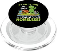 If A Turtle Loses Its Shell Is It Naked Or Is It | Tortuga PopSockets PopGrip para MagSafe