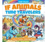 If Animals were Time Travelers: Funny Coloring Book for Kids! (The Funny Animal Coloring Series)