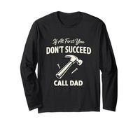If At First You Don't Succeed Call Dad Funny Love Classic Manga Larga