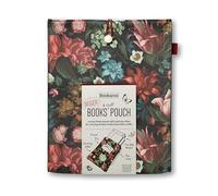 IF Bookaroo - Bolsa para libros y cosas, diseño floral oscuro