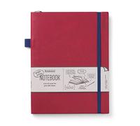 IF Bookaroo - Diario para cuaderno, color rojo oscuro