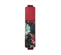 IF Bookaroo - Estuche para bolígrafos, diseño Floral Oscuro