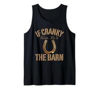 If Cranky Return Me to The Barn Classic Equestrian Humor Camiseta sin Mangas