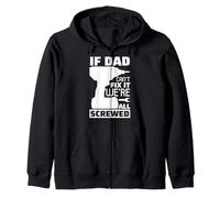If Dad Can't Fix It We're All Screwed, Divertido Papa Daddy para Hombre Sudadera con Capucha