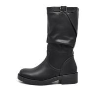 IF Fashion - Botas de motorista para mujer, modelo 991, 266 Black, 39 EU
