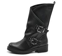 IF Fashion - Botas de mujer con hebilla y tacones 337