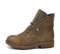 IF Fashion Botines Botas Invierno Zapatos de Mujer Cordones Anfibios Strass IF163