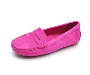 IF Fashion FT245 - Zapatos de mocasines para mujer con pedrería, piel de ante, 36 EU