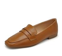 IF Fashion Mocasines Loafer Slip On para mujer con cadenas 183, 510337 Camel, 38 EU