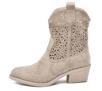 IF Fashion Zapatos de mujer Botas Botas Camperos MP661, If 678 1 Beige, 40 EU