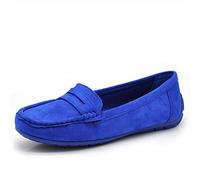 IF Fashion Zapatos Mocasines Slip On Loafers Suaves para Mujer con Piedras de Strass de Ante FT245, 37 EU