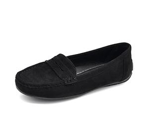 IF Fashion Zapatos Mocasines Slip On Loafers Suaves para Mujer con Strass Piedras de Ante FT245, 37 EU