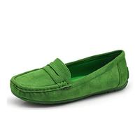 IF Fashion Zapatos Mocasines Slip On Loafers Suaves para Mujer con Strass Piedras de Ante Gamuza FT245, 37 EU